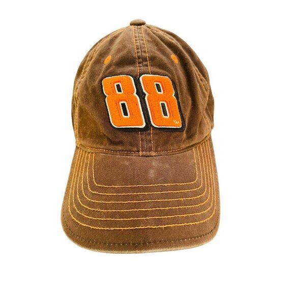 JR Nation Men Adult Hat Adjustable NASCAR Brown Cap Chase OSFM - Picture 3 of 5